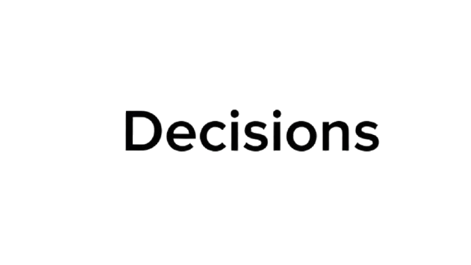 Decisions logo